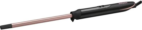 BaByliss C449E kulma na vlasy,  kónická,  6 teplot,  studený hrot a klipsy,  černá