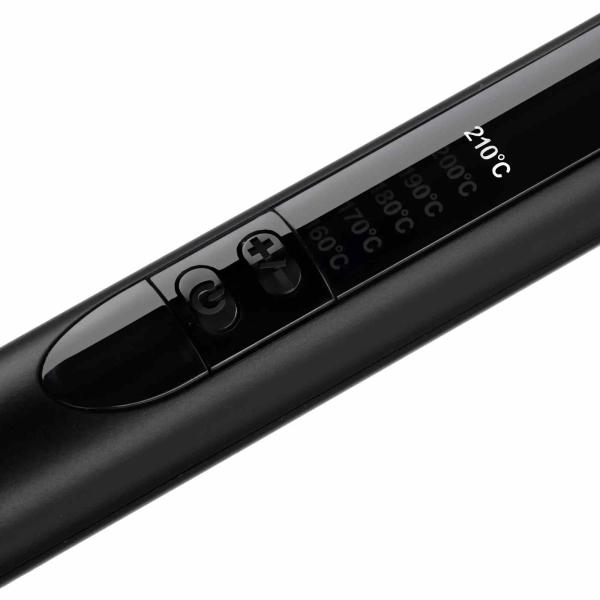 BaByliss C449E kulma na vlasy,  kónická,  6 teplot,  studený hrot a klipsy,  černá1