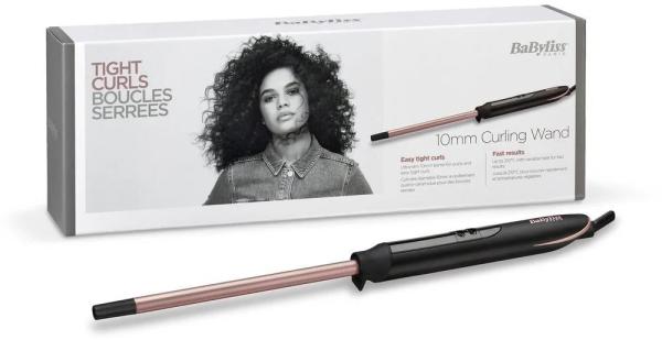 BaByliss C449E kulma na vlasy,  kónická,  6 teplot,  studený hrot a klipsy,  černá2