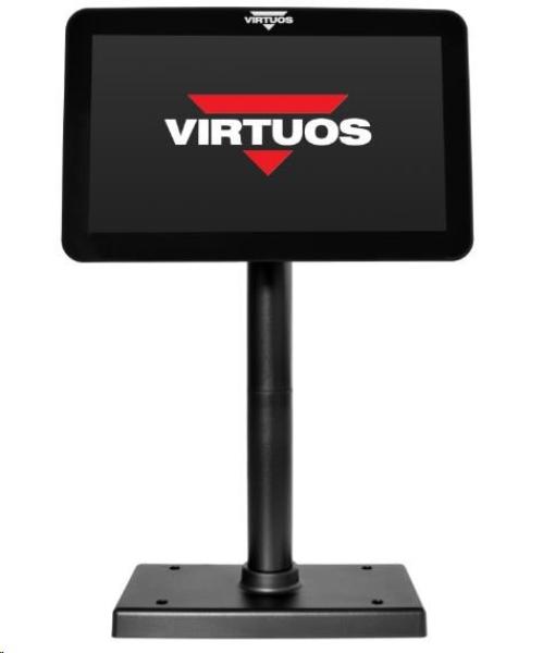 Virtuos 10, 1" LCD zákaznický display Virtuos SD1010R,  HDMI,  VGA,  500 nits,  černý