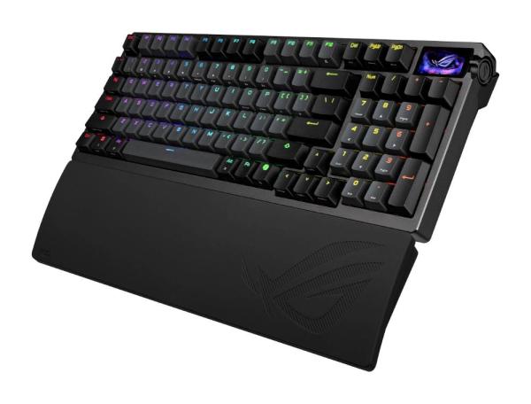 ASUS klávesnice ROG Azoth 96 HE,  Mechanická,  Bezdrátová,  BT,  RF 2.4GHz,  US,  černá6