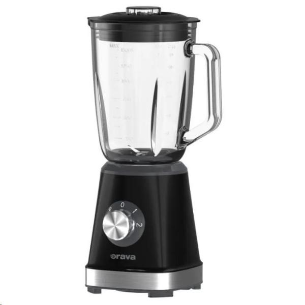Orava Smoothie mixér,  500 W,  1, 5l skleněná nádoba,  nerezový 4-čepelový nůž,  2 rychlosti,  funkce Pulse2