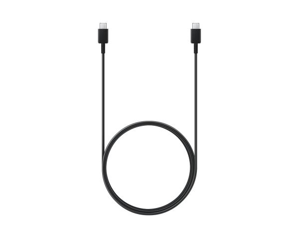 Cable Samsung EP-DX510 - USB cable black, 1.8 m - 24 pin USB-C (M) to 24 pin USB-C (M), EU