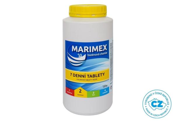 Marimex 7 Denní tablety 1, 6 kg - bazénová chemie - DEZINFEKCE