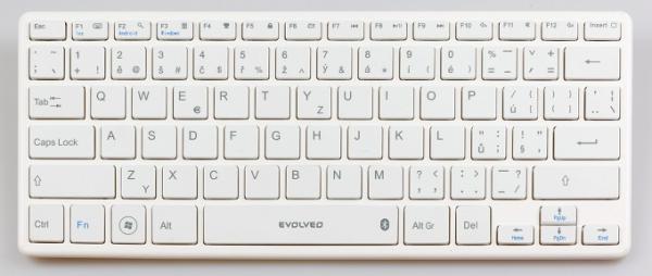 BAZAR - EVOLVEO WK29W Bluetooth klávesnice - Po opravě (Komplet)