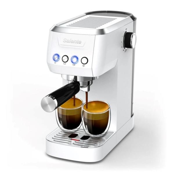 Salente Coffio, pákový kávovar, biely