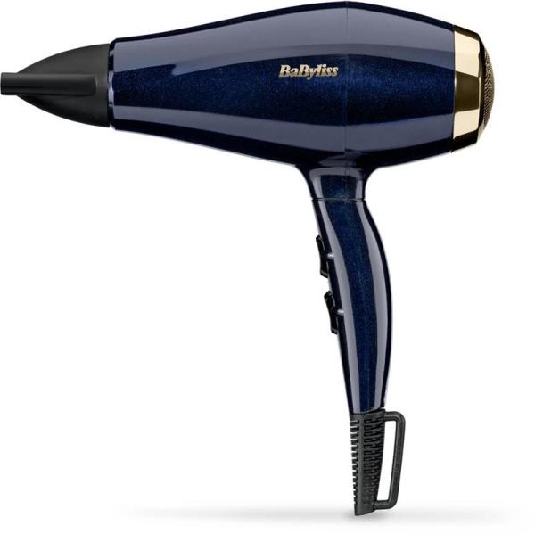 BaByliss 5911E Black Onyx fén,  regulace rychlosti a teploty,  funkce chladného vzduchu,  ergonomická rukojeť