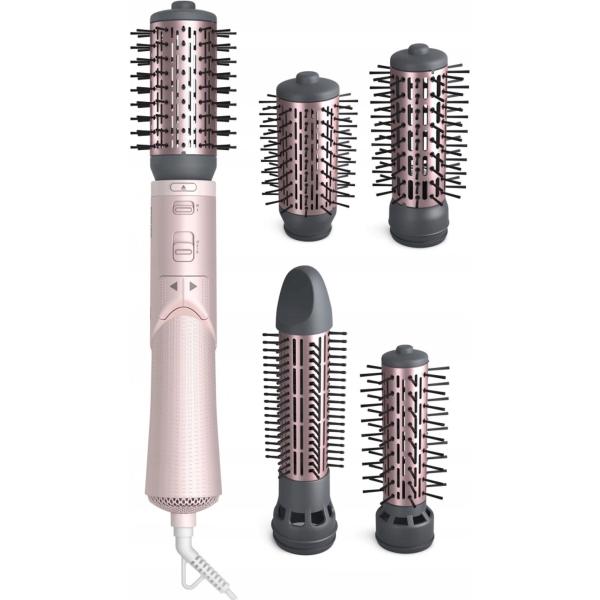 Philips BHA735/ 00 horkovzdušný kartáč,  ionizace,  keramicko-turmalínový povrch,  ThermoProtect,  4 nástavce0