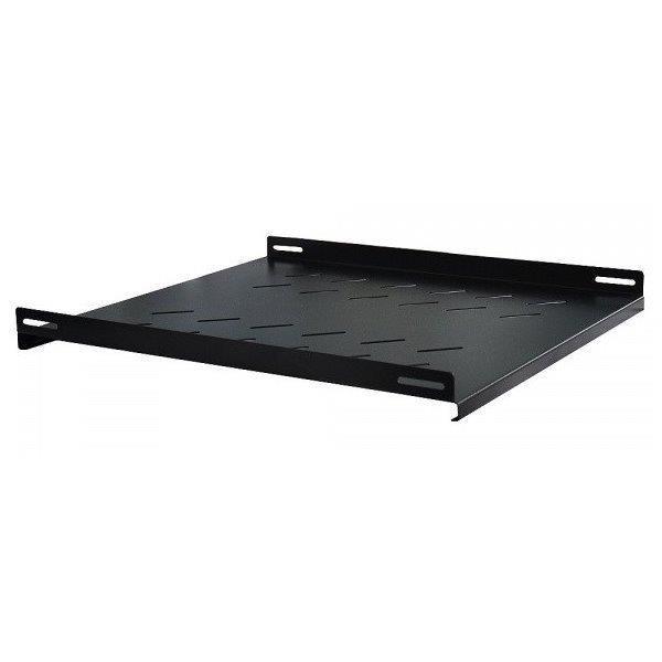 XtendLan 19" police s perforací pro rozvaděče ECO 1U/ 550mm,  nosnost 50kg,  černá