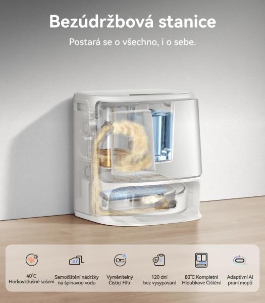 Narwal Flow - AI robotický vysavač s pásovým mopem a samočistící stanicí9