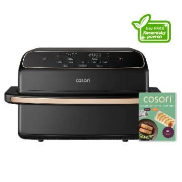 Cosori Dual Blaze Twin Fry Compact horkovzdušná fritéza 8, 6 L,  keramika,  černá