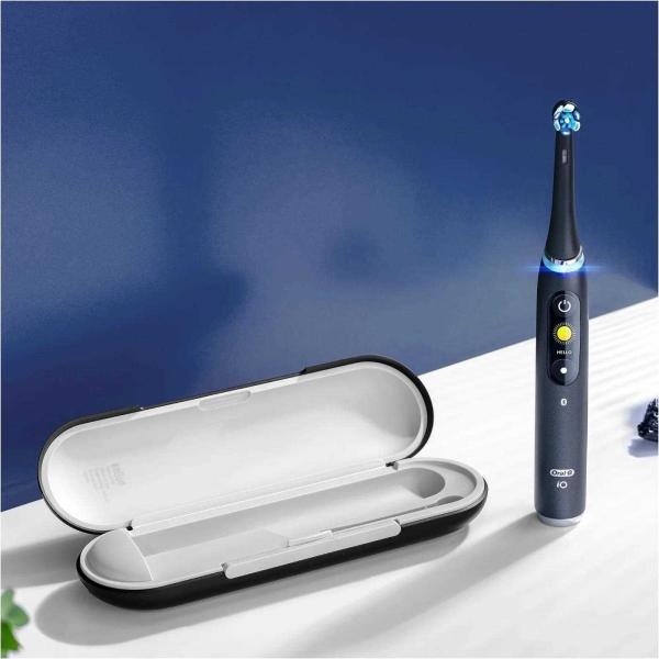 Oral-B iO Series 9 Black Onyx elektrický zubní kartáček,  magnetický,  senzor tlaku,  7 režimů,  OLED displej,  AI,  černý5