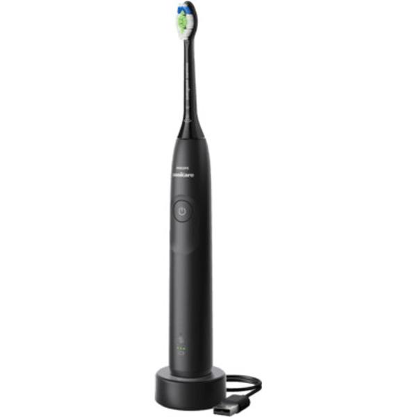 Philips Sonicare 5300 HX7101/ 02 sonický zubní kartáček černý,  tlakový senzor,  BrushSync,  cestovní pouzdro1