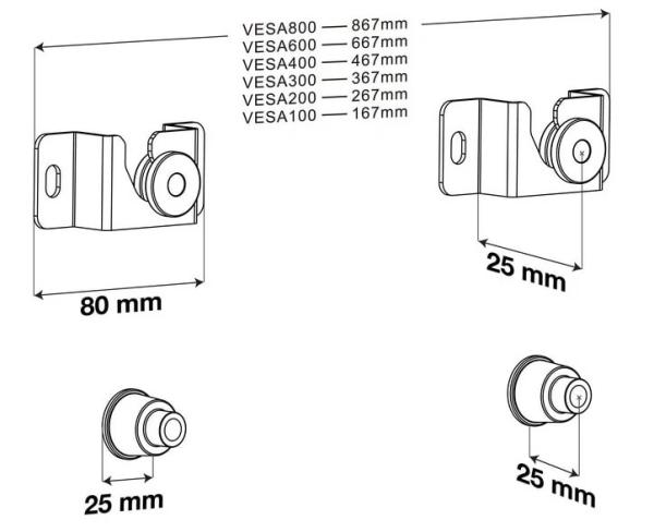 Držák Tv Fiber Mounts FM04
4