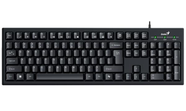 Genius Smart KB-100/ Drátová USB/ CZ- SK layout/ Čierna