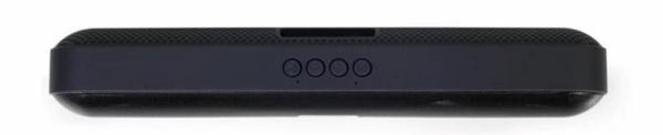 GEMBIRD Soundbar SPKBT-BAR400L,  Bluetooth,  2x5W,  LED podsvícení,  černá2