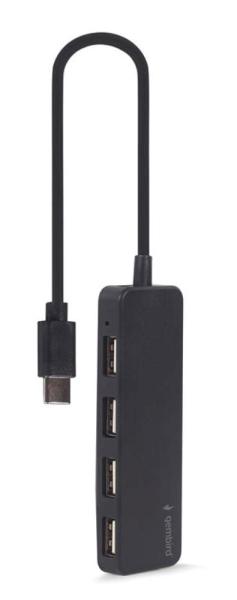GEMBIRD hub,  4-port USB 2.0,  Type-C