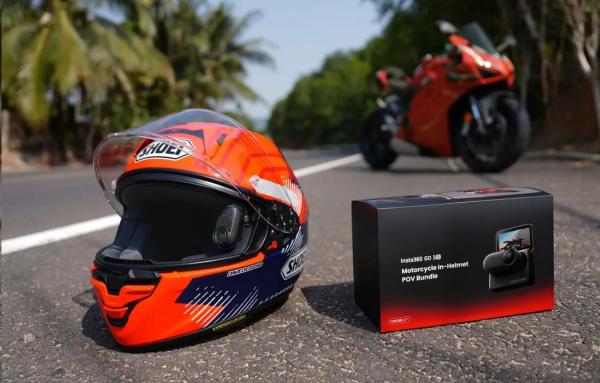 Insta360 GO 3S 128 GB Motorcycle In-Helmet POV Bundle3
