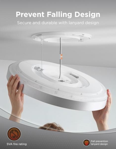 Govee Ultra RGBICWW Smart duální kulaté stropní světlo 5000lm 53cm Matter3