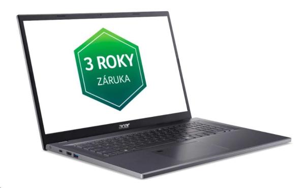 Acer Aspire 17/ A17-51M-97MM/ 9-270H/ 17, 3"/ FHD/ 16GB/ 512GB/ Intel int/ W11H/ Gray/ 2R