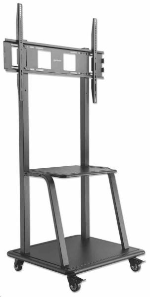 BAZAR - Manhattan univerzální TV vozík,  Universal Heavy Duty TV Cart,  37" až 100" TV,  černá - Poškozený obal (Komplet)1