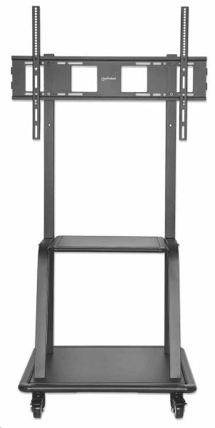 BAZAR - Manhattan univerzální TV vozík,  Universal Heavy Duty TV Cart,  37" až 100" TV,  černá - Poškozený obal (Komplet)3