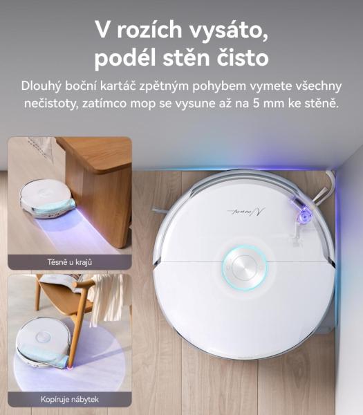 BAZAR - Narwal Flow compact station - AI robotický vysavač s pásovým mopem a samočistící stanicí s napojením na odpad -2