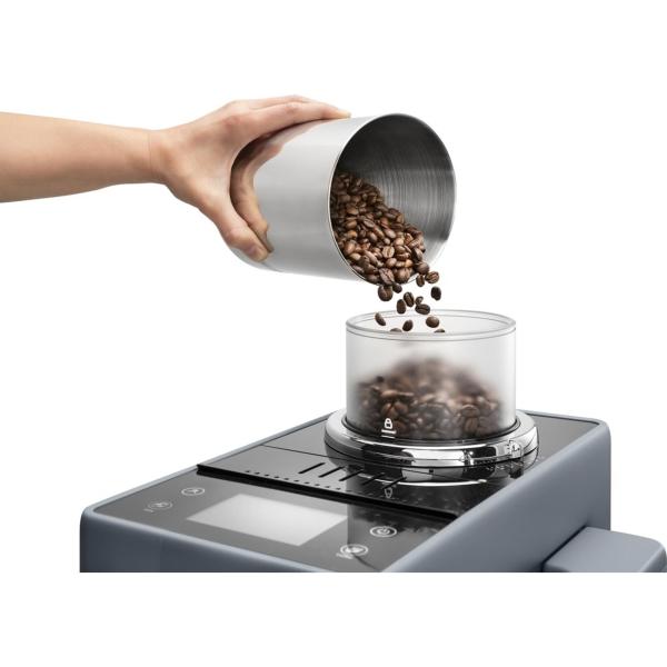 BAZAR - DeLonghi Rivelia EXAM440.55.G,  automatický kávovar šedý,  LatteCrema,  Bean Switch,  Bean Adapt,  16 nápojů - Poškoz3