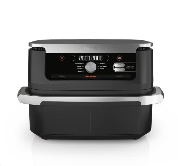 Ninja AF500EU Foodi FlexDrawer horkovzdušná fritéza 10, 4 l,  DualZone,  MegaZone,  7v11