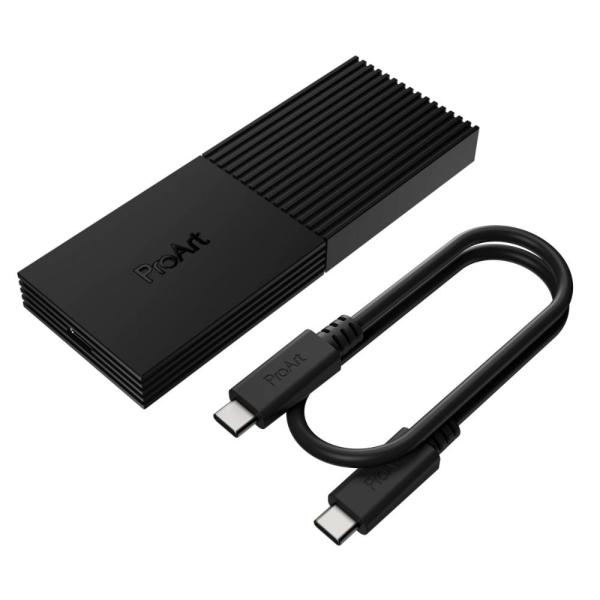 ASUS Externí box pro M.2 SSD ProArt PA410SU,  USB4,  M.2 2280,  černá7