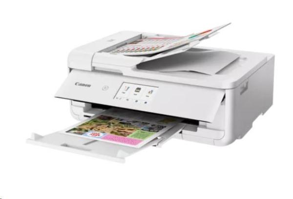 BAZAR - Canon PIXMA Tiskárna TS9551Ca white - barevná,  MF (tisk, kopírka, sken, cloud),  duplex - Rozbaleno (komplet)