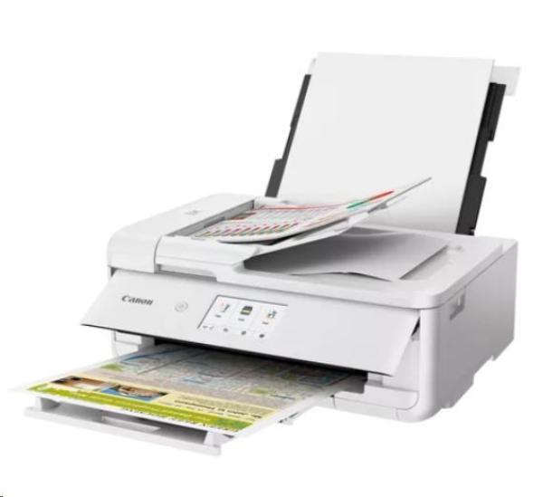 BAZAR - Canon PIXMA Tiskárna TS9551Ca white - barevná,  MF (tisk, kopírka, sken, cloud),  duplex - Rozbaleno (komplet)2