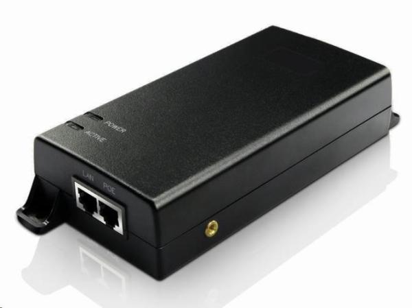 MaxLink PI60v2 PoE injektor - 802.3af/ at/ bt,  55 V,  1.1A,  60W,  1Gbit,  napájací kábel