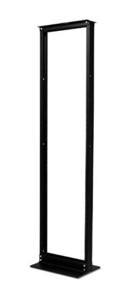 APC NetShelter 2 Post Rack 45U #12-24 závitové otvory čierna
