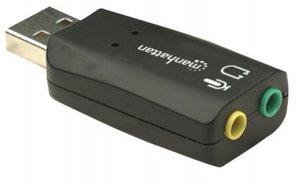 MANHATTAN Zvuková karta USB 3-D Sound Adapter4