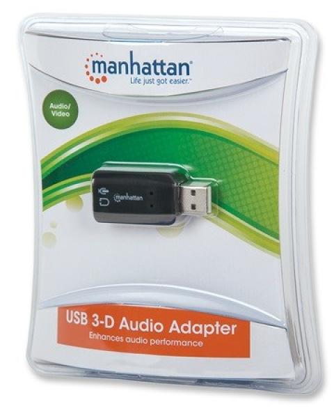 MANHATTAN Zvuková karta USB 3-D Sound Adapter7