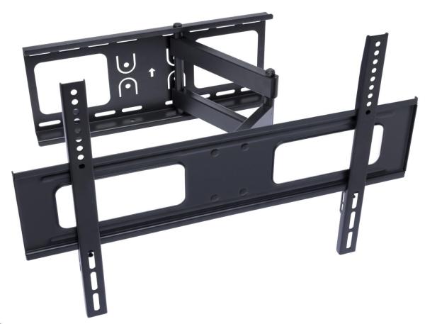 CONNECT IT Nástěnný držák TV T3BK s dvojitým ramenem,  naklápěcí (±10/ 20°/ ±90°,  37" - 70",  max. 50kg),  černá