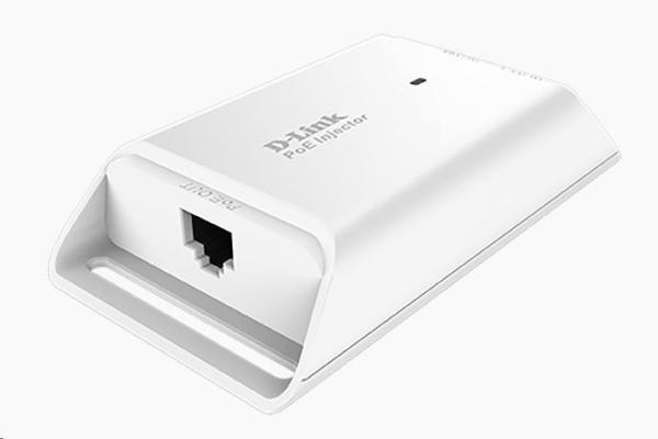 D-Link DPE-101GI 1portový gigabitový PoE injektor,  802.3af
