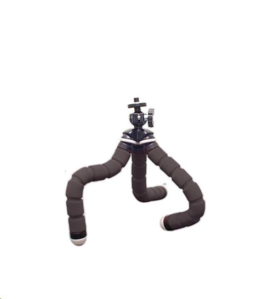 Braun Ministativ FLEXI 2 (18 cm,  56 g,  max.0, 3kg,  kulová hlava,  černý)