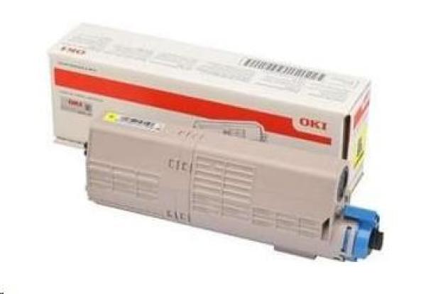 Žltý toner OKI pre C532/ C542 a MC563/ MC573 (1 500 strán)