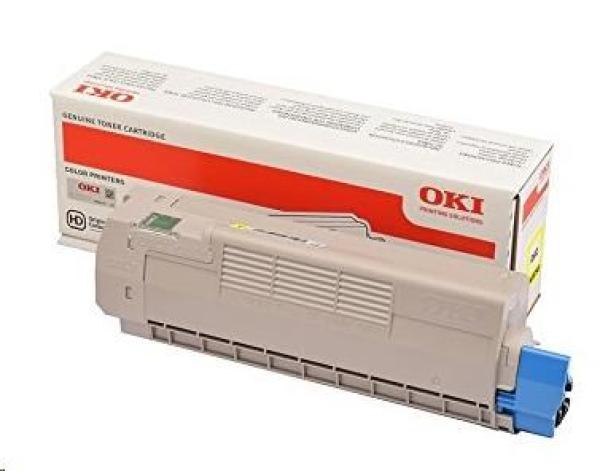 Žltý toner OKI pre C612 (6 000 strán)