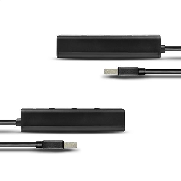 AXAGON HUE-S2BL,  4x USB 3.0 CHARGING hub,  micro USB nap. konektor,  kábel USB-A 1.2m5