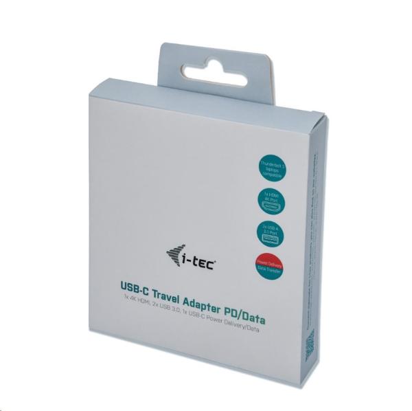 cestovný adaptér iTec USB-C HDMI PD/ Data4