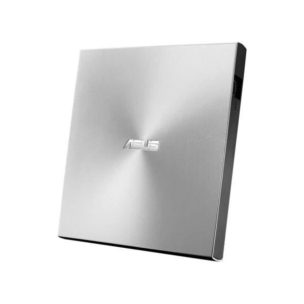 ASUS DVD ZenDrive SDRW-08U9M-U SILVER,  externá tenká DVD-RW,  USB Type-C/ Type-A,  M-DISC2