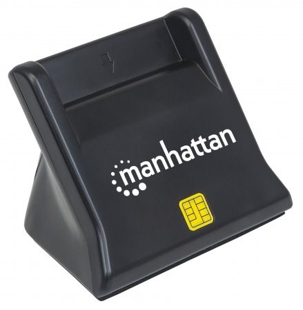 MANHATTAN Čítačka kariet/ SIM,  kontaktná,  čierna1 