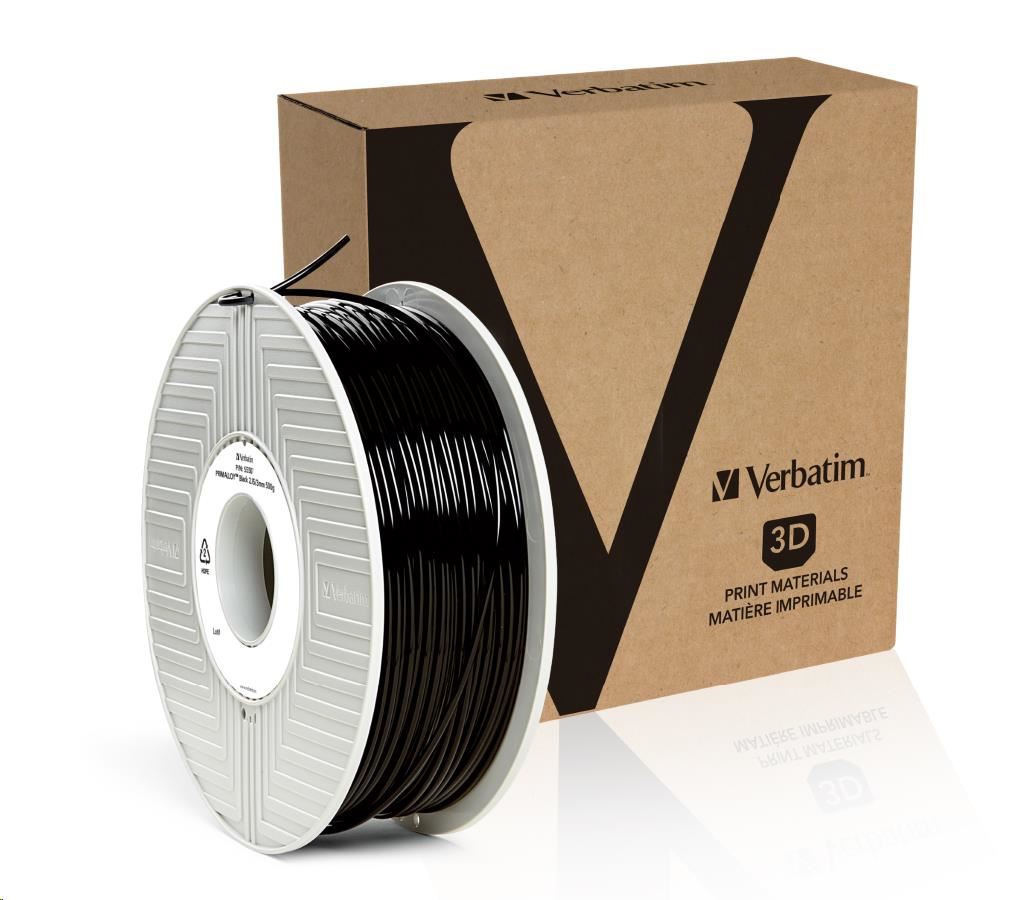 VERBATIM Filament pre 3D tlačiarne PRIMALLOY 2.85mm,  72m,  500g čierna0 
