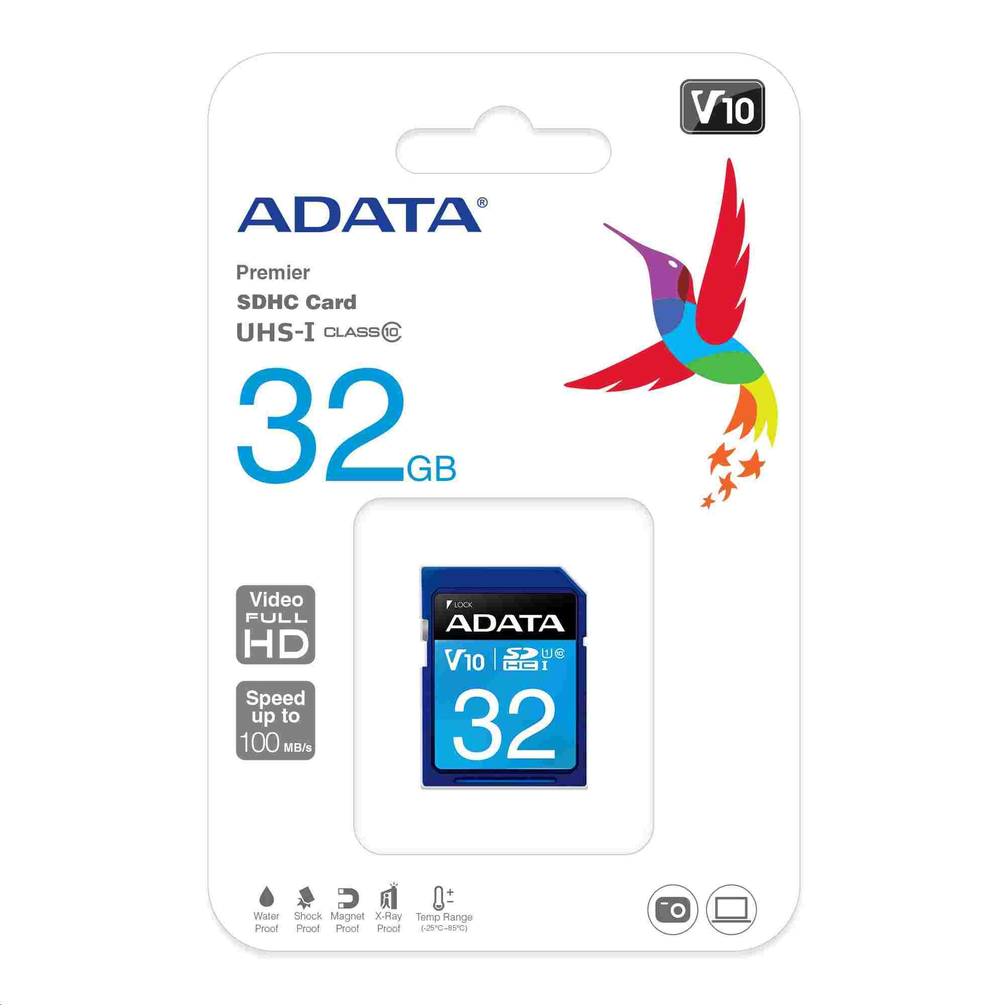 Karta ADATA SDHC 32GB Premier UHS-I Class 101 