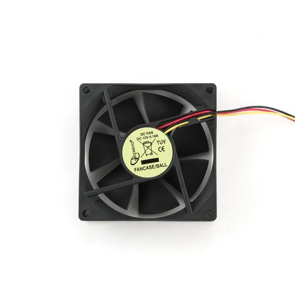 Skriňový ventilátor GEMBIRD 80x80 s guličkovými ložiskami0 