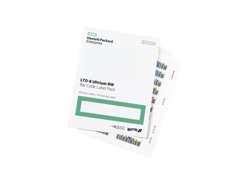 HPE LTO-8 Ultrium RW Bar Code Label Pack0 