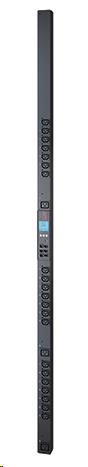 APC Rack PDU 2G,  meraná,  podľa zásuvky s prepínaním,  ZeroU,  16A,  230V,  (21)C13 a (3)C19,  IEC 309 16A 2P+E 3m1 